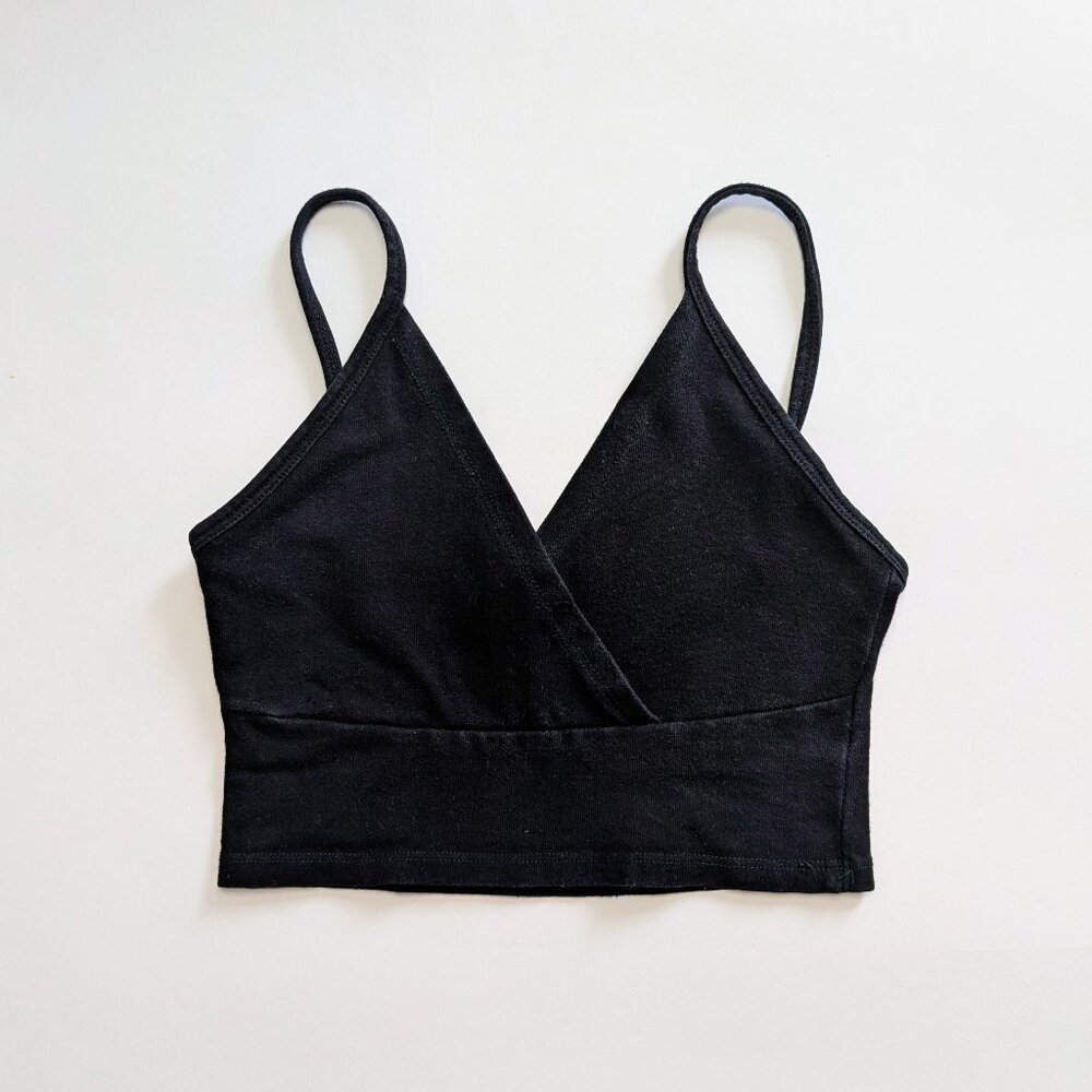 Brandy Melville Black Cropped Camisole
